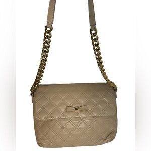 Marc Jacobs Made In Italy Quilted Leather Bow Chain Shoulder Bag